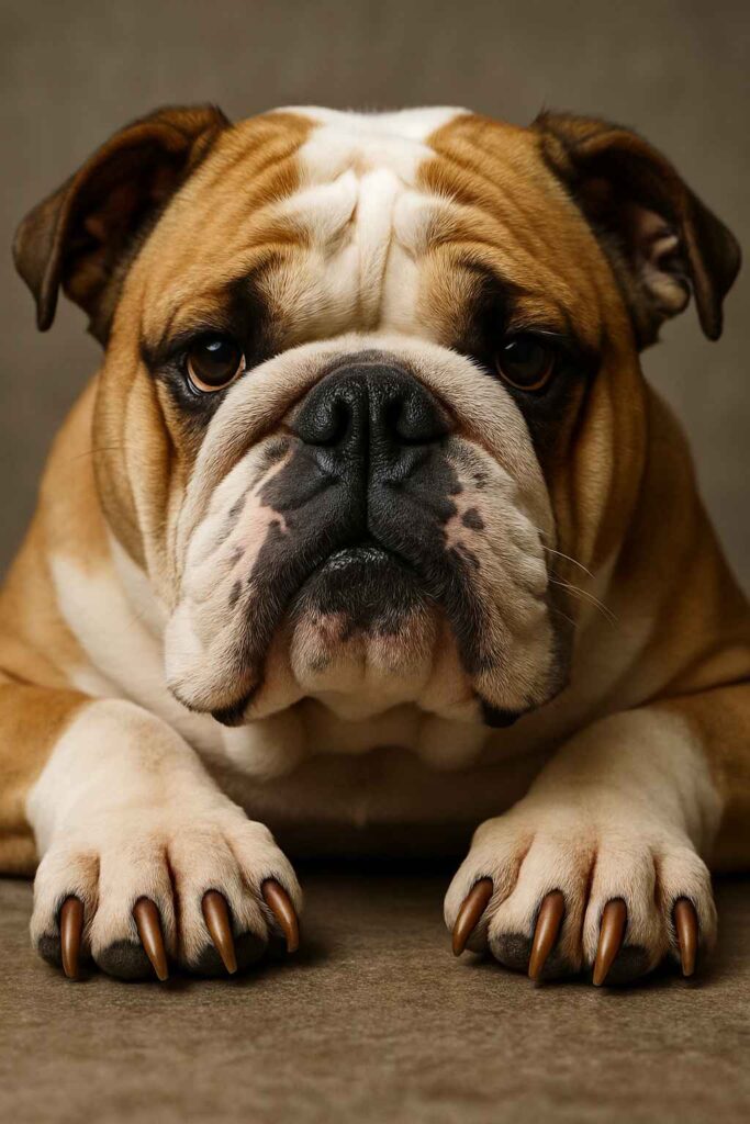 english bulldog nails