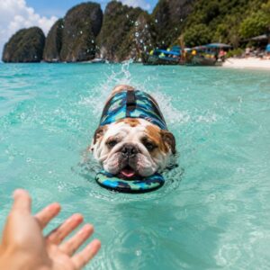 chinup english bulldog life vest limited edition