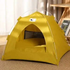cozy english bulldog tent house