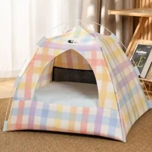 cozy english bulldog tent house