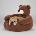 bear hug english bulldog bed