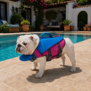 chinfloat english bulldog life jacket